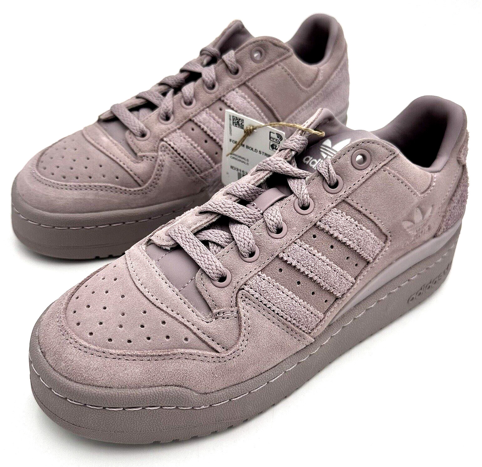 [ID3153] adidas Forum Bold Stripes Beloved Fig Women Size 7.5