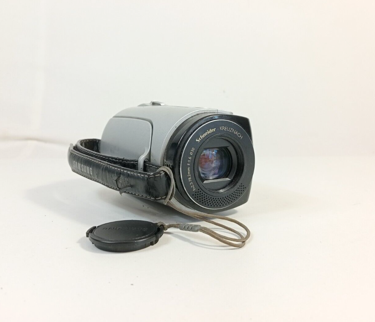 Samsung Memory Camcorder VPMX10 Silver 34x Optical Zoom Schneider Lens Rare eBay