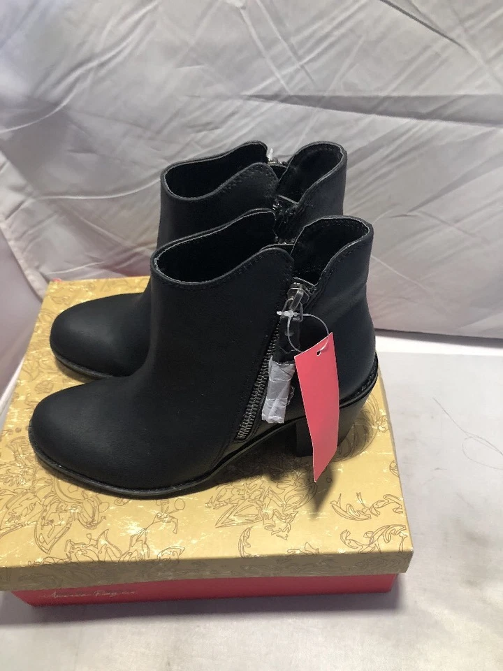 Botines American Rag para mujer Baxter punta redonda negros talla 6,5 M Foto 2 de 4
