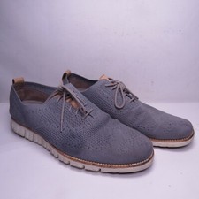 Cole Haan Men's Zerogrand Stitchlite Wingtip Oxford Ironstone Gray Size 11M