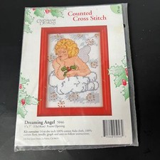 Candamar Designs "Dreaming Angel" Cross Stitch Kit 5046 SEALED