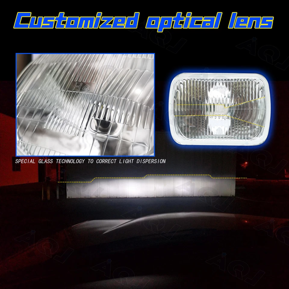 Fit Sterling Truck A9500 LT9500 1999-2008 7x6" LED Headlights Sealed Hi/Lo BEAM Foto 3 de 4