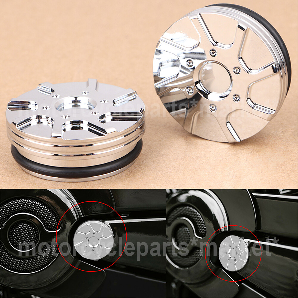 Motor Chrome Mount Swing Arm Pivot Cover for Harley V-Rod