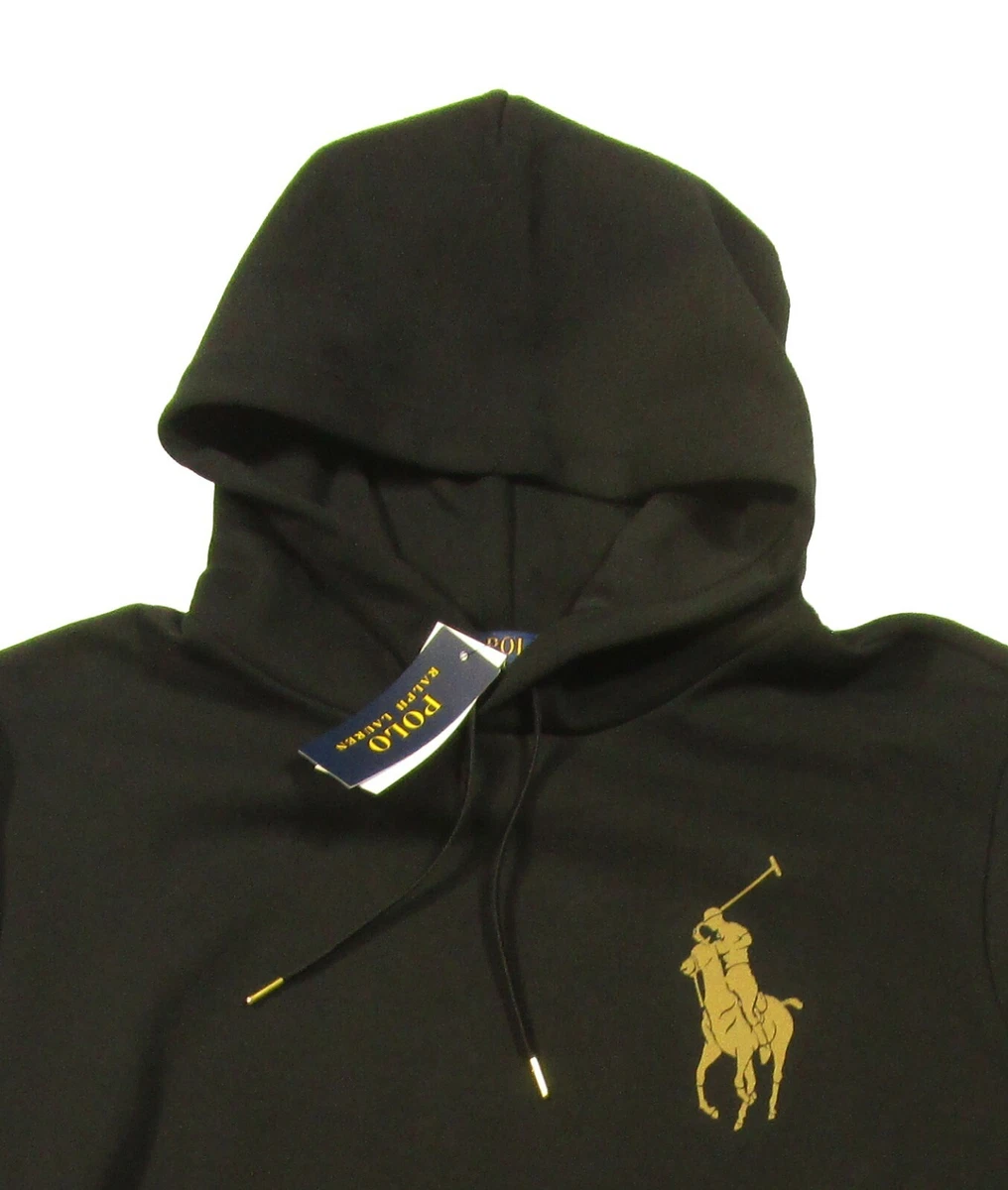 Black and top gold polo hoodie