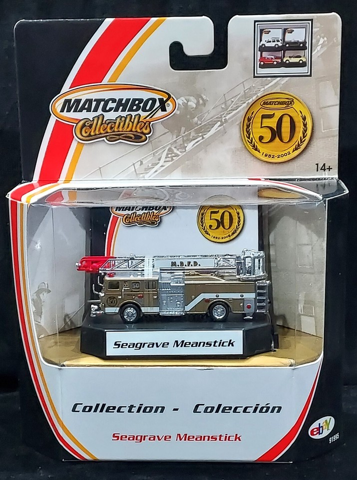 Matchbox Seagrave Meanstick Fire Engine Truck 50th Anniversary