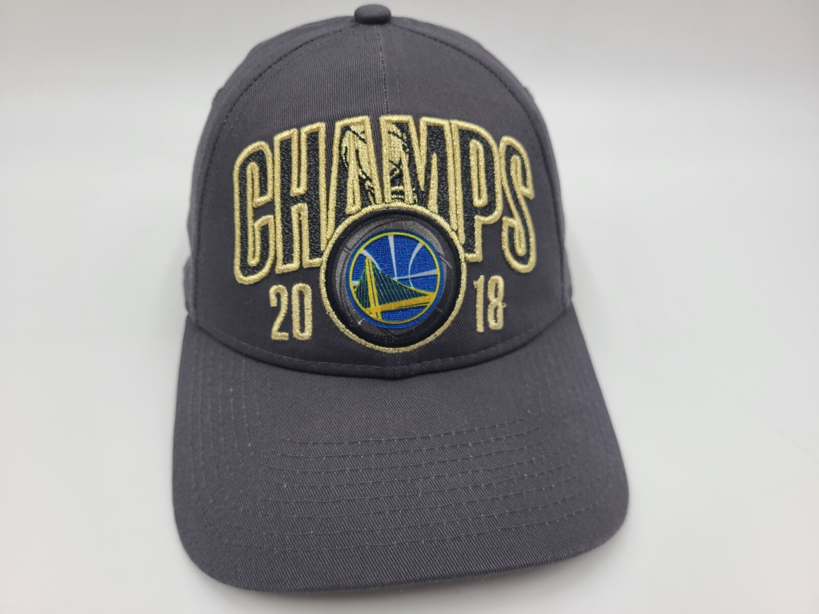 Golden State Warriors 2018 NBA Champions New Era 9Twenty Strapback Hat Cap Champ