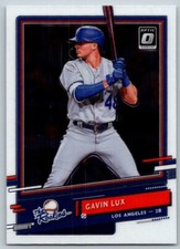 2020 Donruss The Rookies Diamond Gavin Lux Los Angeles Dodgers #R-8