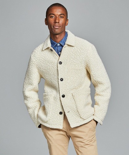 Todd Snyder Wool SHERPA CHORE JACKET 