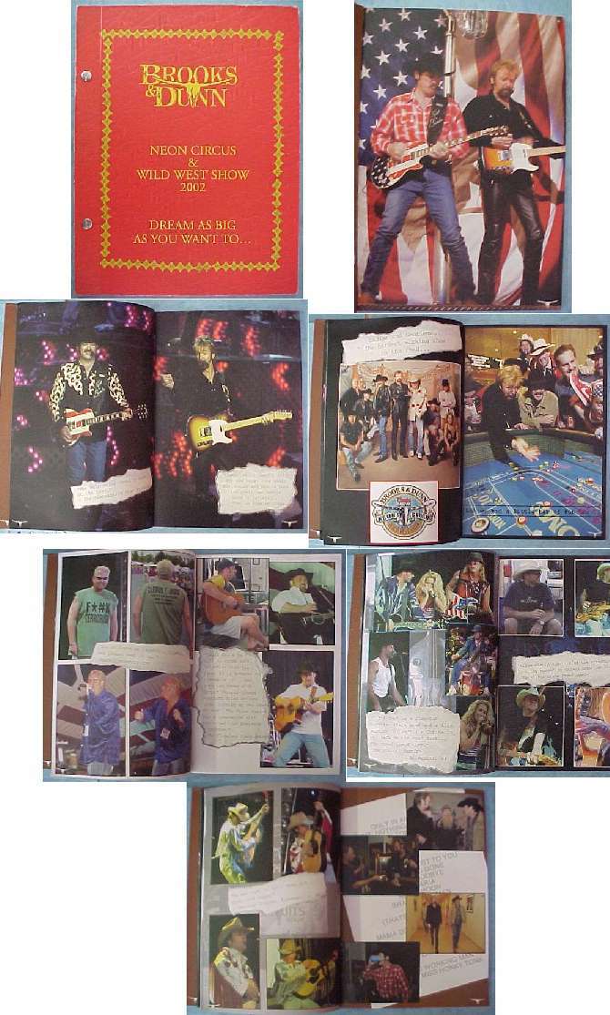 BROOKS DUNN GARY ALLAN CHRIS CAGLE TRICK PONY 2002 TOUR BOOK | eBay