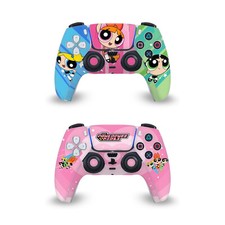 THE POWERPUFF GIRLS GRAPHICS VINYL SKIN DECAL FOR PS5 SONY DUALSENSE CONTROLLER