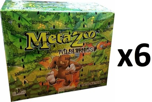 MetaZoo CCG Wilderness 1st Edition Booster INNER CASE (6 Boxes) SEALED!!