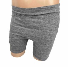 Vintage Wrestling Sanitary Gym Shorts Small Russell Gray Rayon Tri Blend NWOT