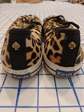 Kate Spade x Keds Mujer 9 Leopardo Animal Print Dorado Negro