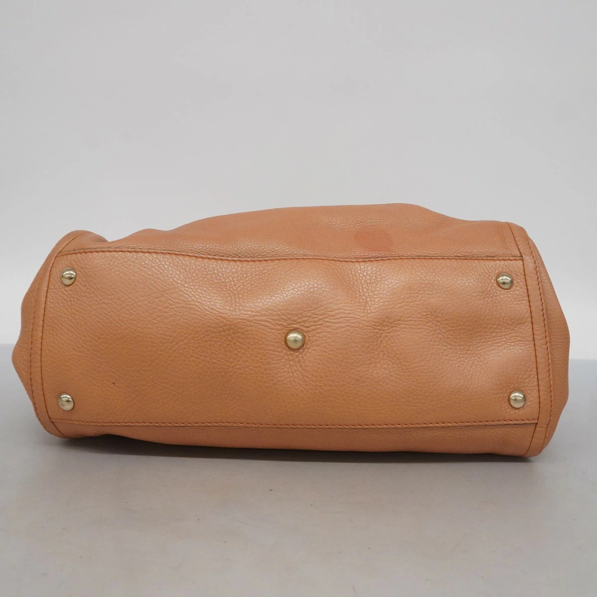 Gucci Soho Leather Tote Bag Orange Champagne Gold Hardware thumbnail 3