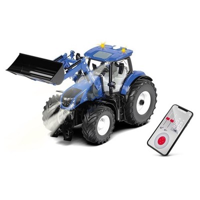 SIKU - Bluetooth App Remote Control Tractor - NEW HOLLAND T7.315...