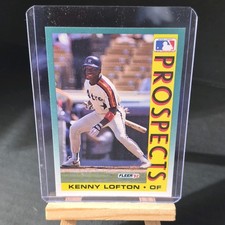 1992 Fleer Prospects Kenny Lofton #655 Houston Astros Baseball Base Set Card