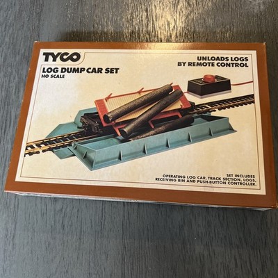 HO Scale Vintage Tyco  Log Dump Car Set #926 NIB Sealed