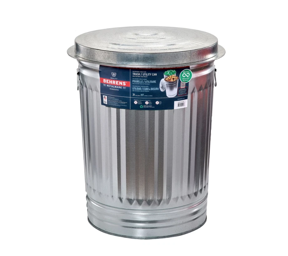 Metal Household Trash Cans & Wastebaskets for sale | eBay