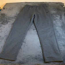 Nike Dri-FIt Sweatpants Athletic Training Gym Lounge Gray Mens Extra Large 34x30