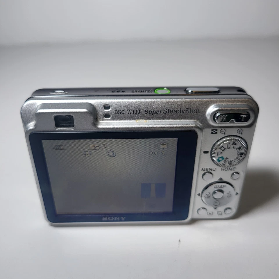 Sony Cybershot W130 Fotocamera Digitale TESTATA FUNZIONANTE NO CARICATORE - Immagine 2 di 4