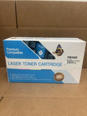 Premium Compatible Black Laser Toner Cartridge PTQ7553X