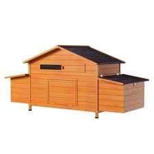 Weatherproof Wooden Chicken Coop with Nesting Box, Secure , Ventilation 