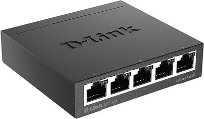 D-Link DGS-105/E 5-Port Layer2 Gigabit Switch Duplex Modus bis zu 2000Mbit/s