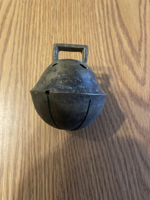 Vintage Brass Sleigh Bell 2 3/4'' Unknown maker