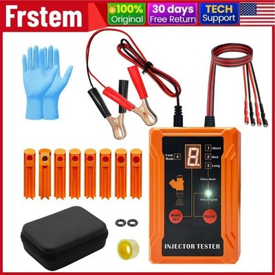 Universal Fuel Injector Tester Cleaner & Adapter DIY Cleaning Tools Kit Set 12V