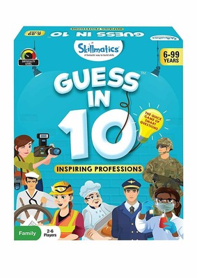 Guess in 10 Inspiring Professions Card Game for Ages 6+ Years and Up