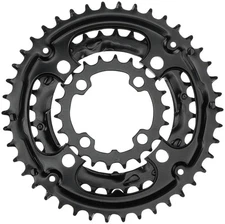 Samox 304ASS Chainring Set - 44/32/22t, 104/64 BCD, Aluminum Outer Ring, Steel M