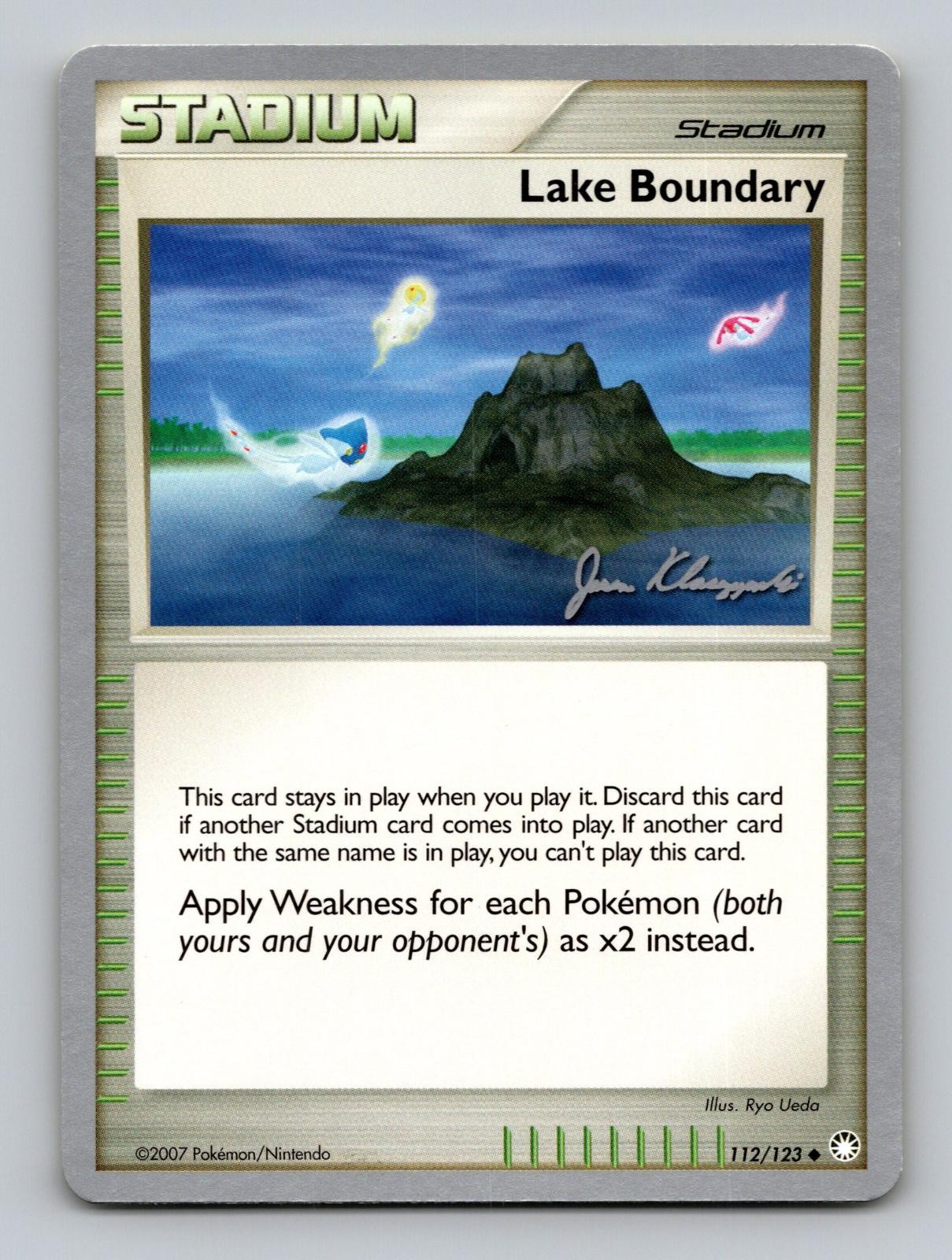Lake Boundary 112/123 Uncommon World Championship Decks Pokemon Lightly Played