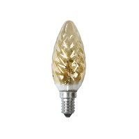 NäVe GlüHbirnen Kerzen 40W E14 Gedreht Gold GlüHlampen 40 Watt Warmweiß Dimmbar