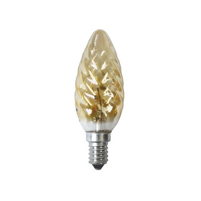 näve Glühbirnen Kerzen 40W E14 gedreht Gold Glühlampen 40 Watt warmweiß dimmbar