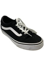 Vans Women's Ward Low Top Sneaker Black/White