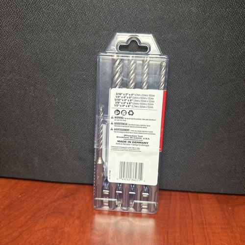 Milwaukee 48-20-7498 5 Pezzi MX4 4-Cutter SDS-Plus Martello Rotante-Trapano (2714) - Foto 2 di 2