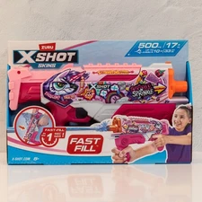 Zuru XShot Skins Unicorn Splash Fast Fill Water Blaster Toy 5+