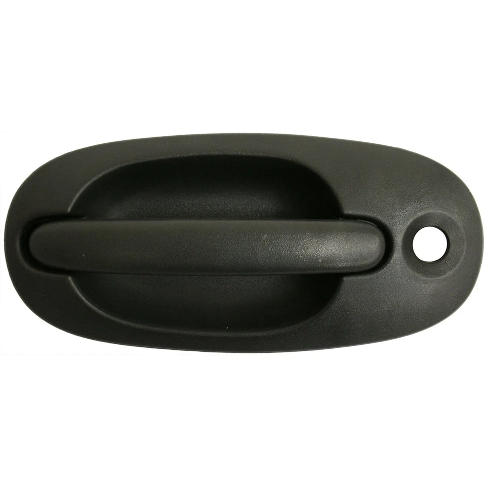Door Handle Set For 1996-2000 Dodge Grand Caravan Sliding Dr Txtd Blk w/Hole 2Pc - Image 2 of 4