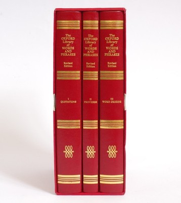 The Oxford Library of Words and Phrases Revised Edition Boxed Set Dictionary