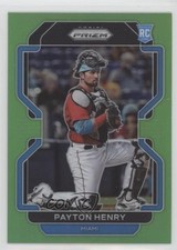 2022 Panini Prizm Tier III Lime Green Prizm 93/125 Payton Henry #267 0jm6