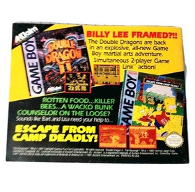 Rare Original NES Nintendo Simpsons Bart Vs. The World Game Manual Only! Clean!!