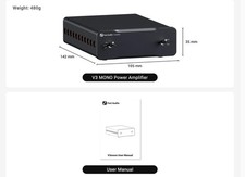 Fosi Audio V3 Mono Monoblock Power Amp Amplifier