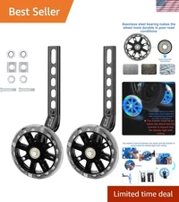 Alloy Steel Kids' Bike Training Wheels with Smart Tilt Tech - 12 to 20 Inch