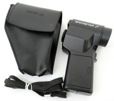 Minolta Spotmeter F Digital Light Exposure Meter w/ Case from JAPAN Exc 5 