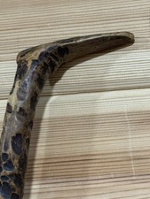 Rare Vintage Walking Stick Cane. 19th C. American. Hand Carved. Folk Art.