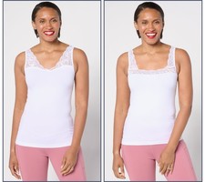 Breezies Women's Plus Sz Shaper 3X Natural Curves Lace Seamless White A647770