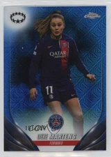 2023 Chrome UEFA Women's Champions League Blue Mojo Refractor /250 Lieke Martens