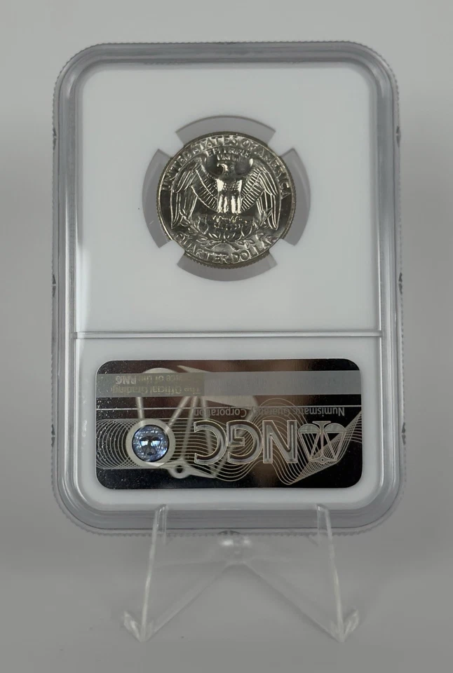 1989-D Washington Quarter DDO NGC MS66 Doubling Tripling Die Chips Brilliant UNC - Image 3 of 4