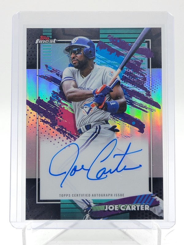JOE CARTER 2026 TOPPS FINEST AUTO REFRACTOR #FA-JCA BASEBALL BLUE JAYS Q3967