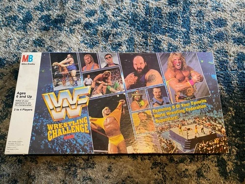 WWF Wrestling Challenge Board Game VTG 1990 Milton Bradley Complete Retro Fun